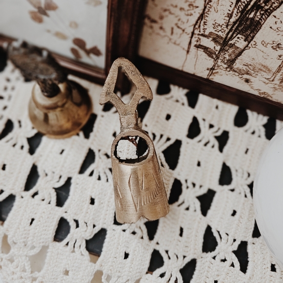 Sarna Other - Vintage Single Brass Sarna Bell from India